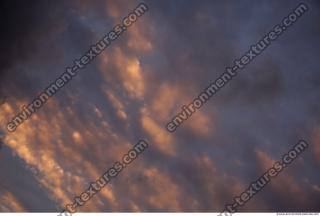 Photo Texture of Sunset Clouds 